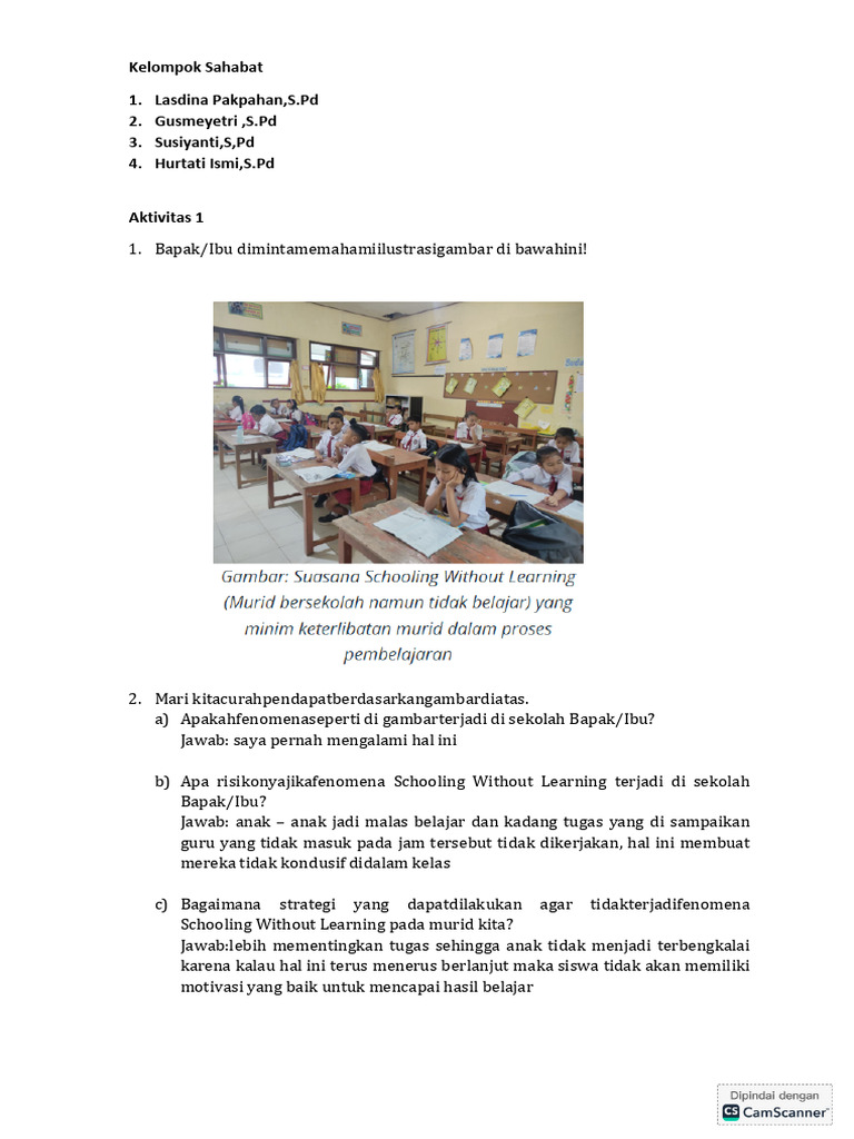 Strategi Atasi Schooling Without Learning | PDF