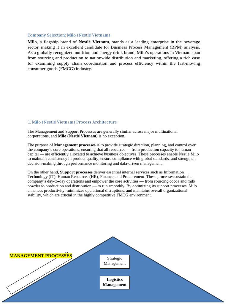 Milo CRM Process Improvement Analysis | PDF | Logistics | Customer ...