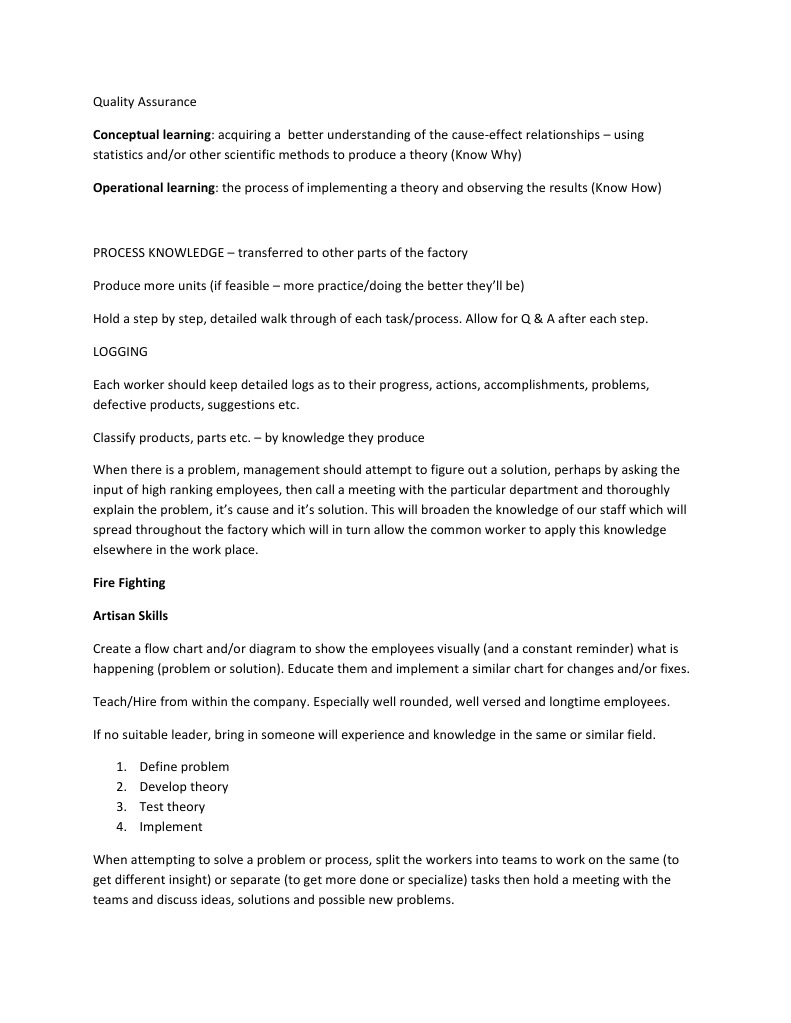Quality Assurance Process Improvement Guide | PDF