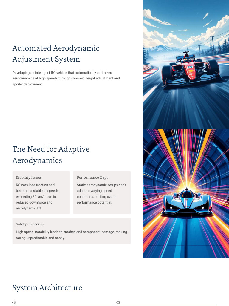 Automated Aerodynamic Adjustment System | PDF | Automation | Aerodynamics