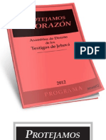 Programa Asamblea de Distrito 2012 - Protejamos El Corazon@
