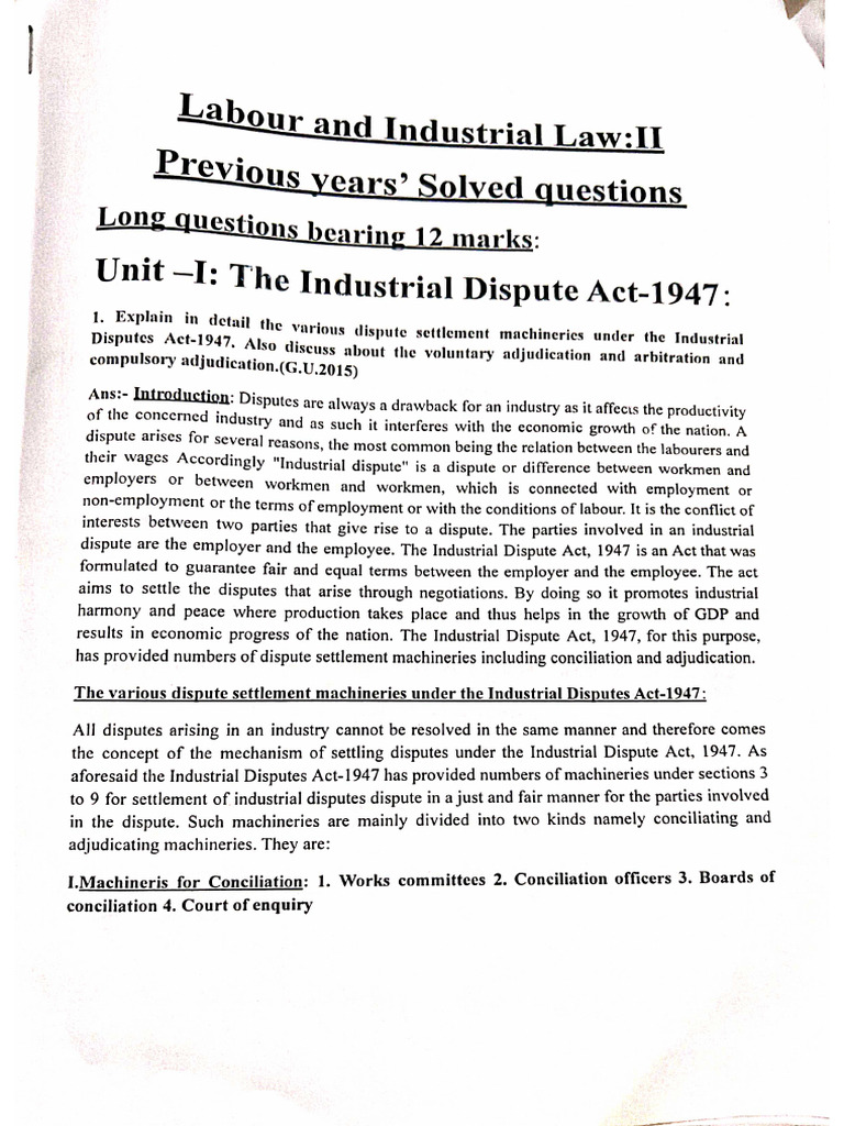 Labour Answer | PDF