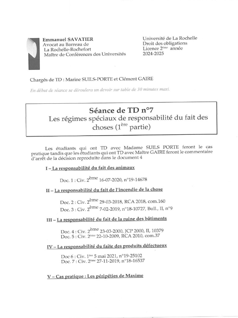 TD N°7 Etudiants | PDF