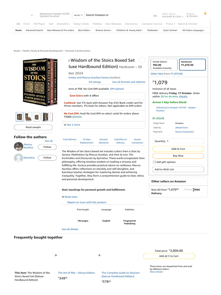 Wisdom of the Stoics Deluxe Edition | PDF | Stoicism