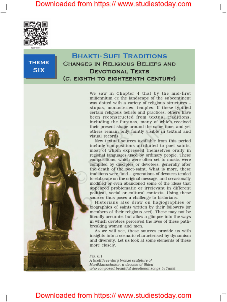 Bhakti-Sufi Traditions Overview | PDF | Bhakti | Sufism