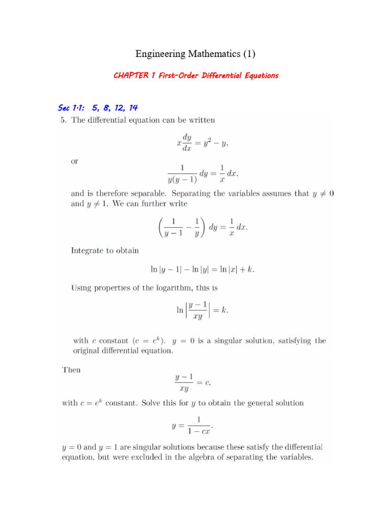Homework 1 (Sec 1.1-1.4) | PDF
