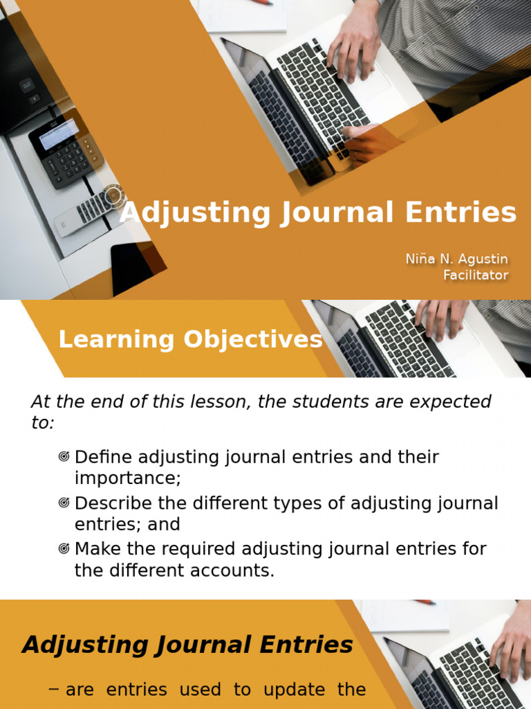 Understanding Adjusting Journal Entries | PDF | Depreciation | Bad Debt