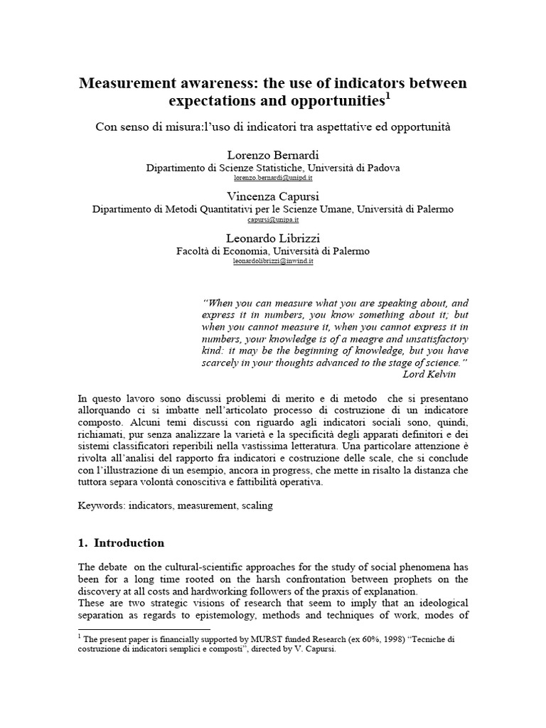 Understanding Composite Indicators in Research | PDF | Science ...