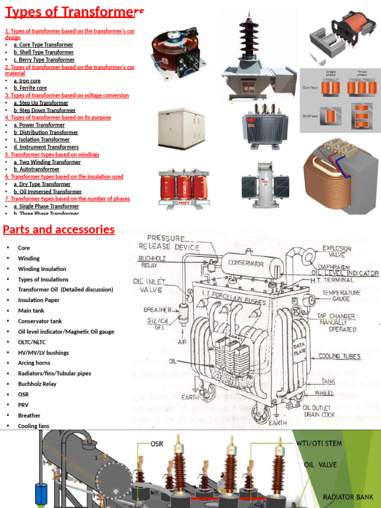 Comprehensive Guide to Transformer Types | PDF