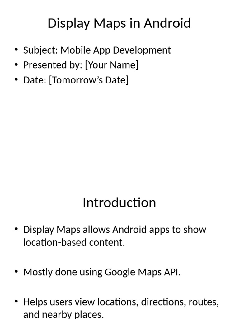 Integrating Google Maps in Android Apps | PDF