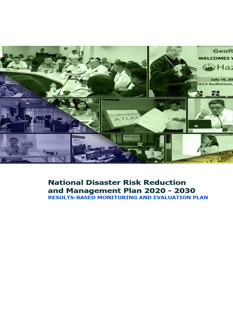 National Disaster Risk Management M&E Plan | PDF | Climate Resilience ...