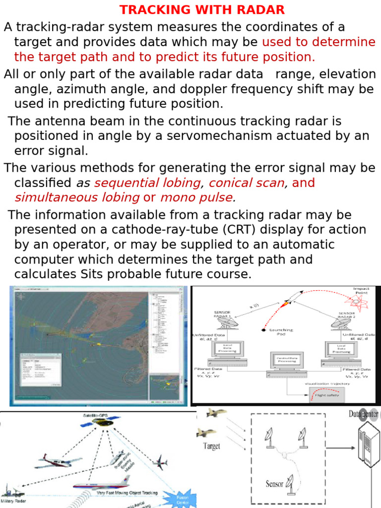 Radar Tracking Systems Explained | PDF | Radar | Antenna (Radio)