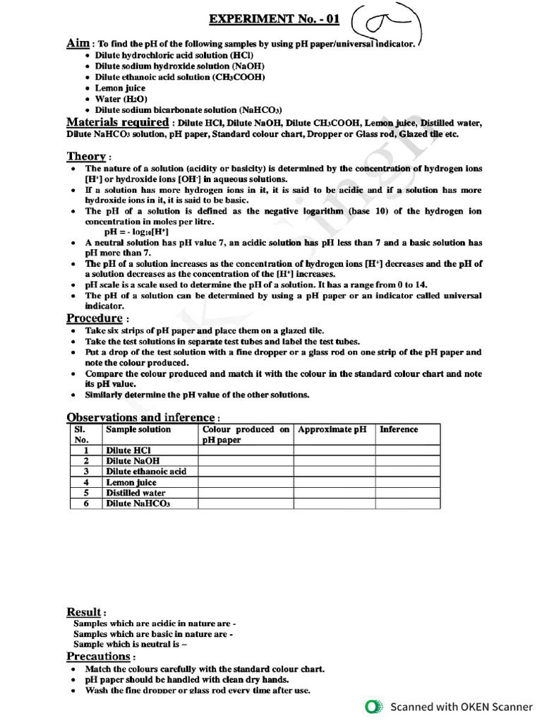 Exp 1 | PDF