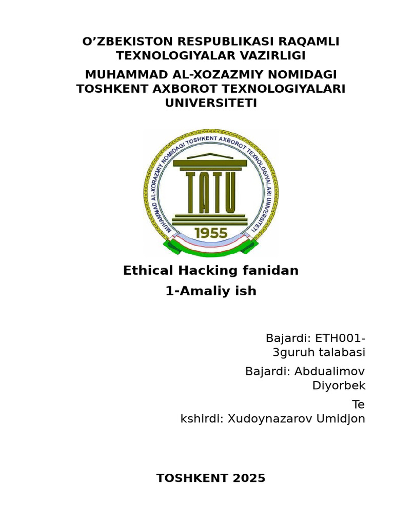 Eth 1 (A) | PDF