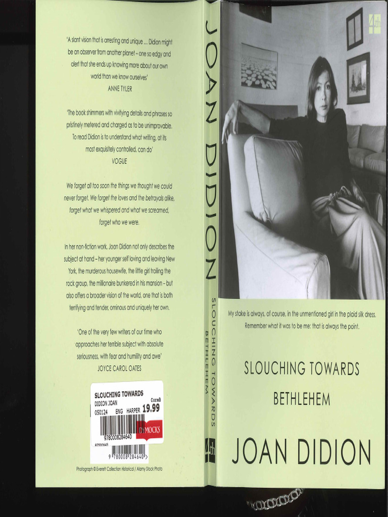 Joan Didion On SelfRespect PDF
