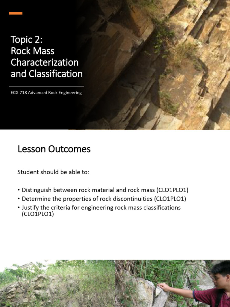 Rock Mass Characterization Techniques | PDF | Young's Modulus | Applied ...