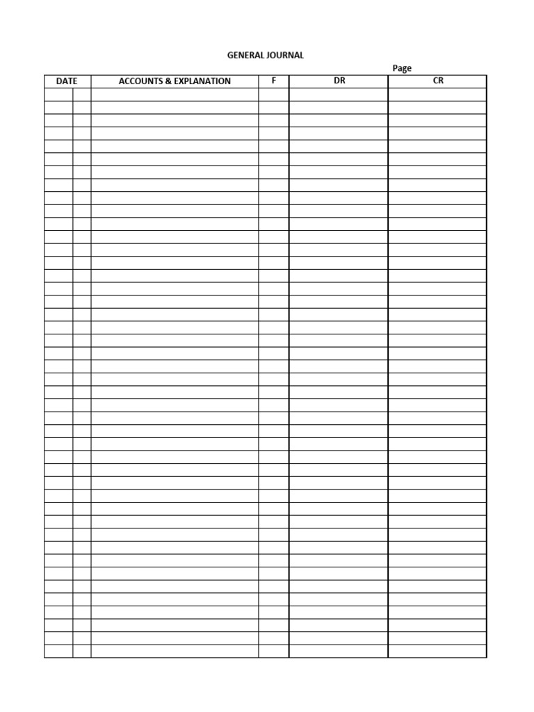 General Journal | PDF