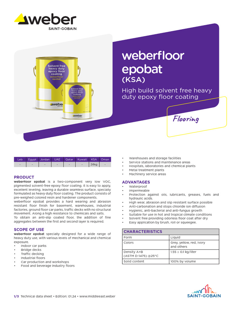 Heavy Duty Epoxy Floor Coating Guide | PDF | Epoxy | Coating