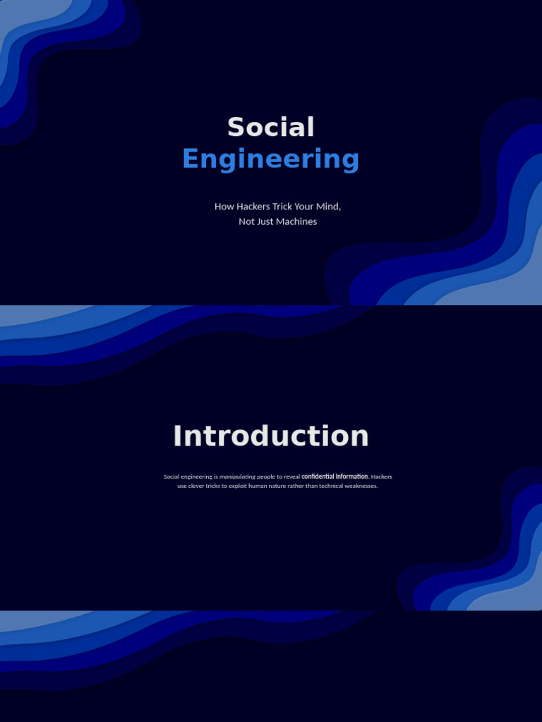 Social Engineering | PDF