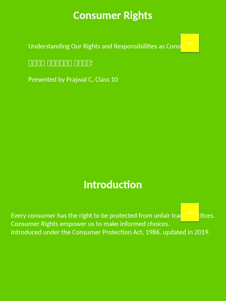Consumer Rights and Protection Overview | PDF | Consumer Protection ...
