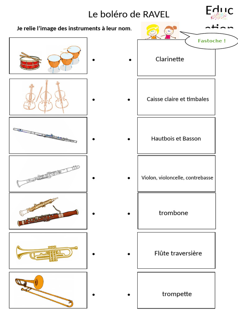 Instruments du Boléro de Ravel | PDF