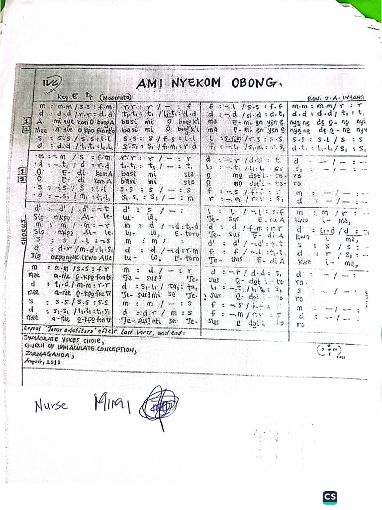 Ami Nyekom Obong Abasi Mi Pdf