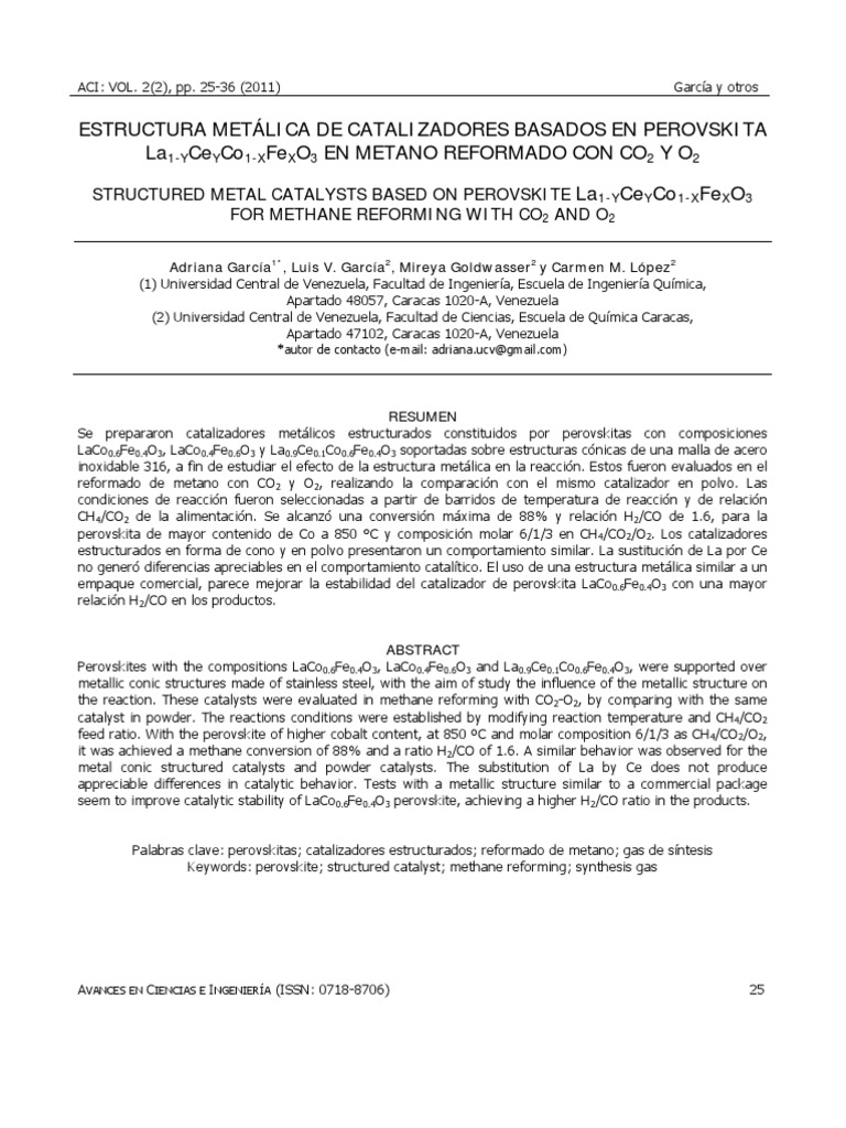 Cataliz Met | PDF | Hidrógeno | Aluminio
