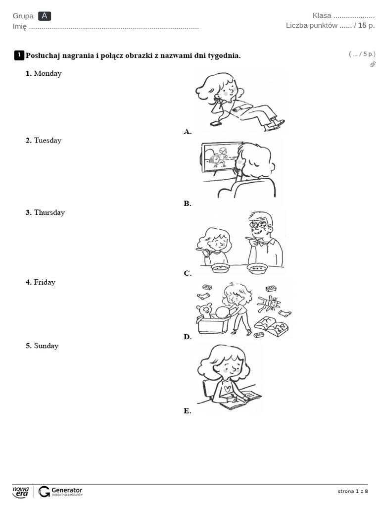 Unit 3 Test C Test - Ekowydruk | PDF