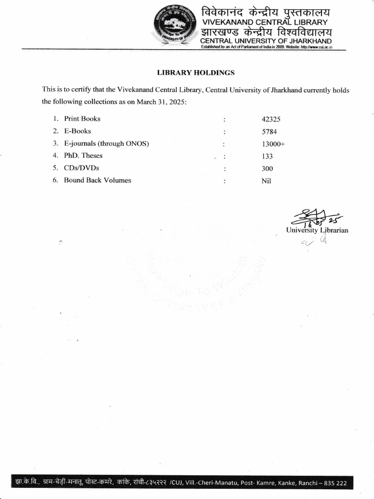 Library Data | PDF