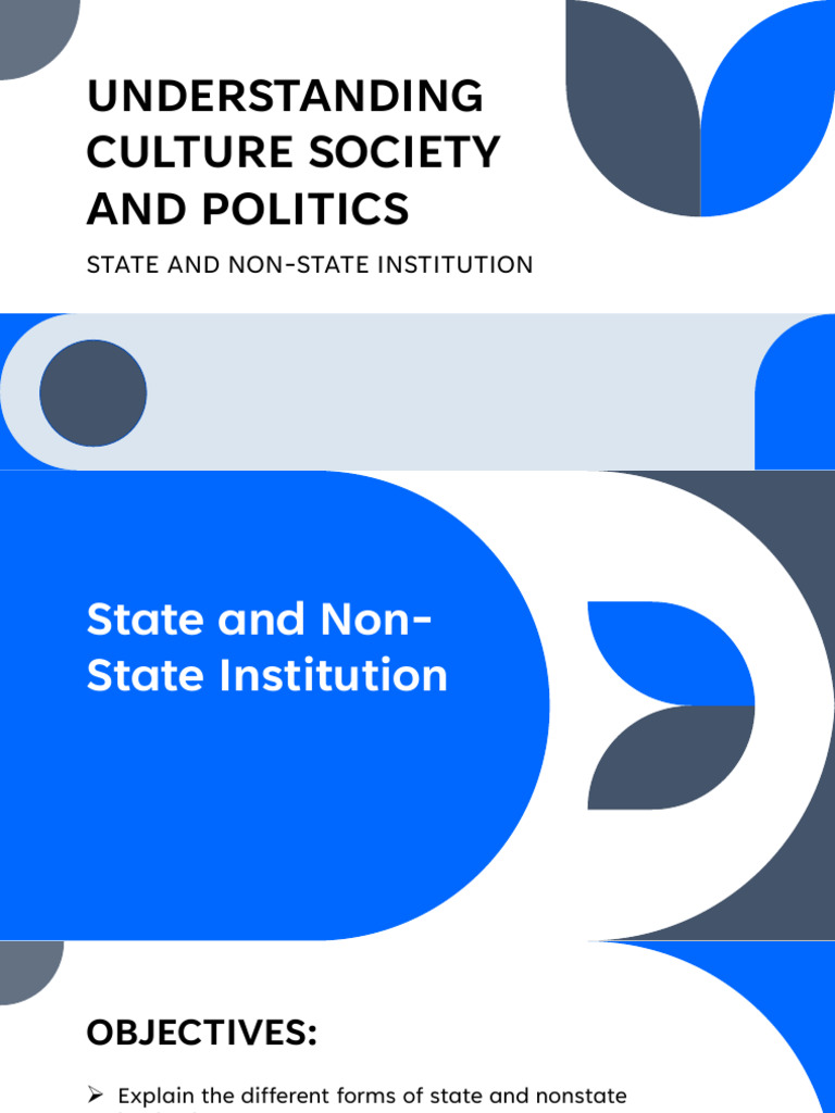 State vs Non-State Institutions Explained | PDF | Institution | Banks