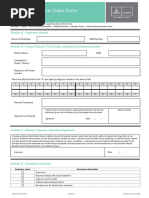 Emirates Dental Claim Form | PDF