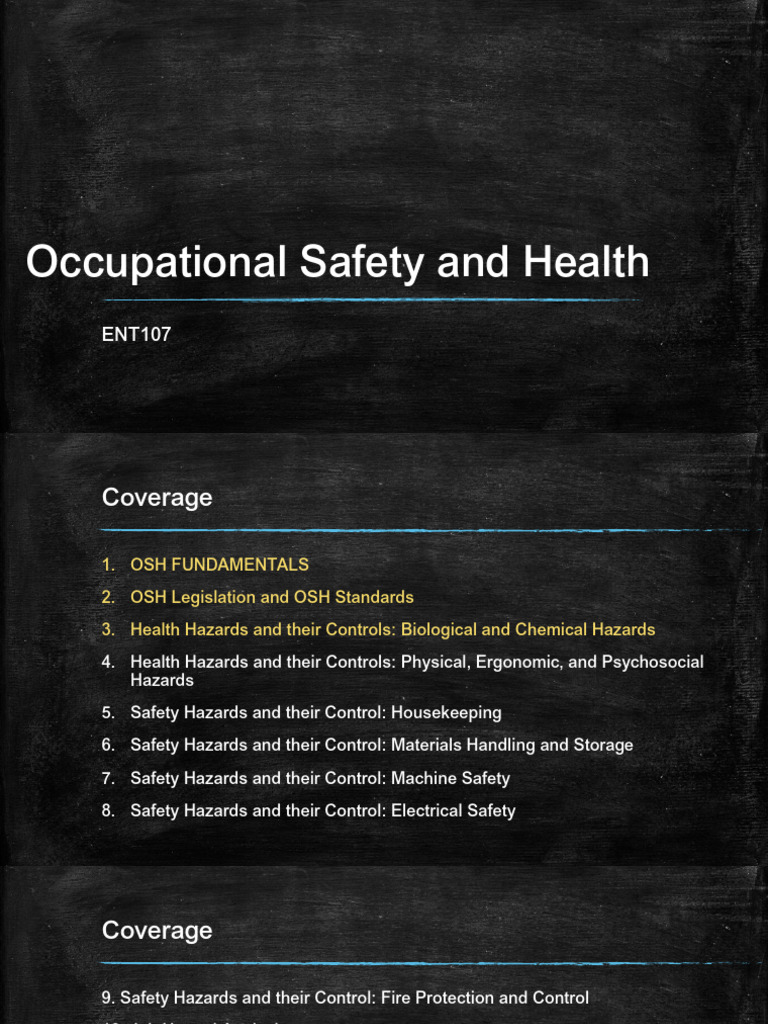 Occupational Safety and Health Overview | PDF | Hazards | Safety