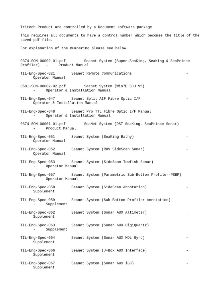 READ FIRST (Manual Numbering) | PDF | Ultrasound | Sonar