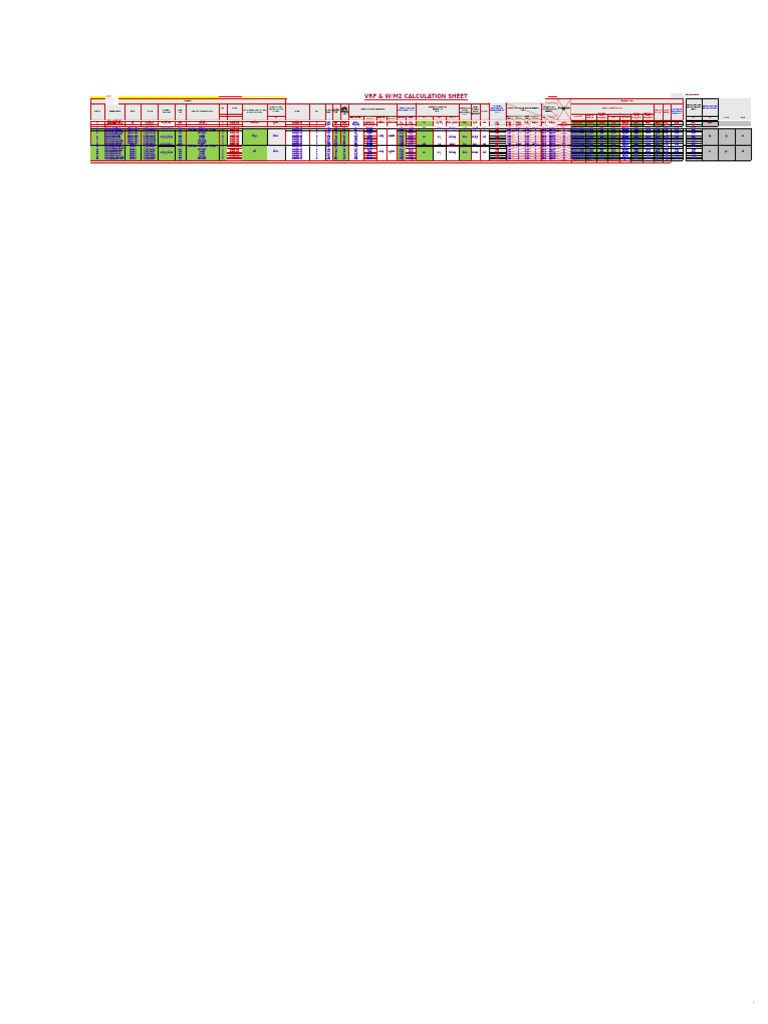 VRF System Performance Calculation Sheet | PDF | Thermodynamics ...