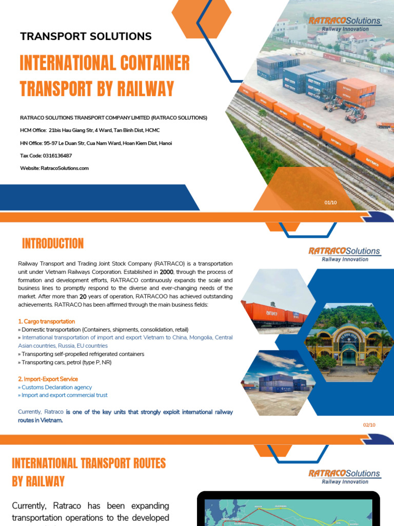 International Container Rail Transport | PDF | Transport | Freight ...