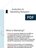 Chapter 1 - Introduction To Marketing Research