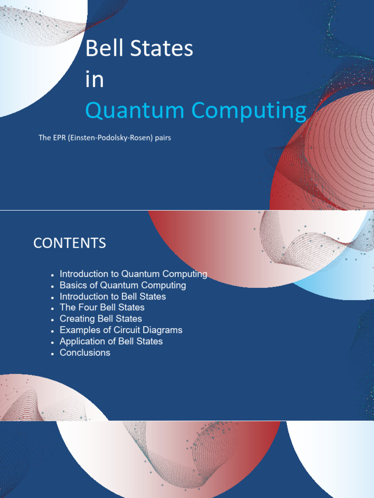 Understanding Bell States in Quantum Computing | PDF | Quantum ...