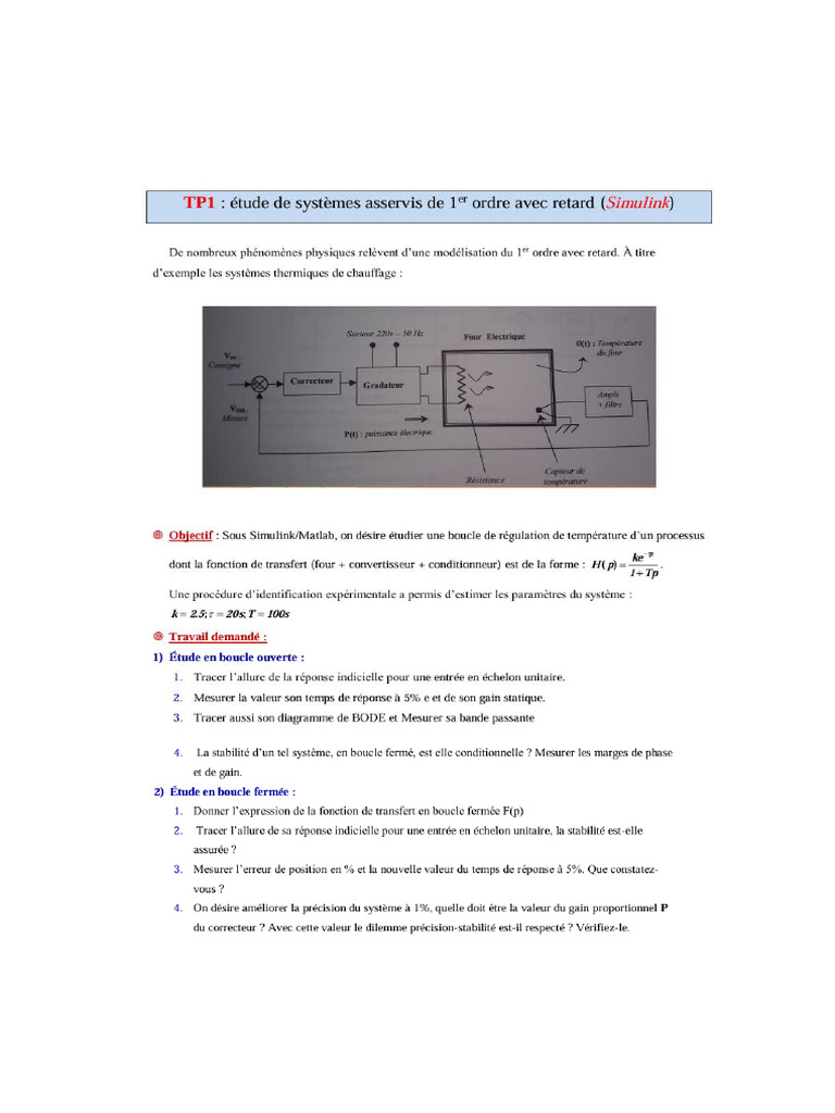 Introduction à MATLAB et études de systèmes dynamiques | PDF | MATLAB ...