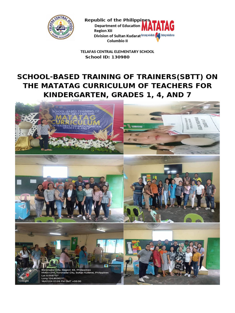 SBTT Training on MATATAG Curriculum | PDF | Pedagogy | Teachers