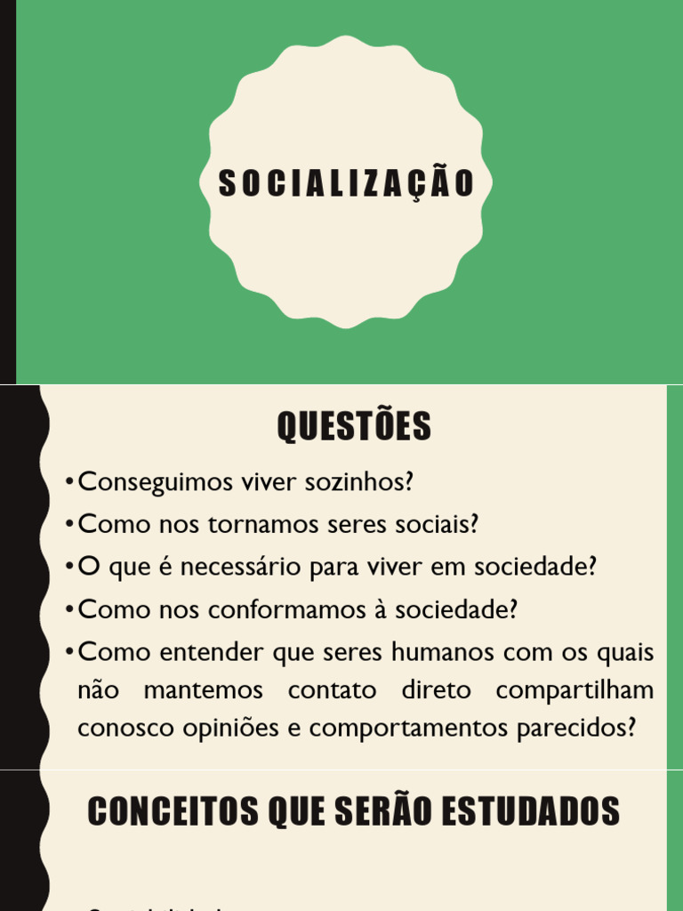 Importância da Socialização Humana | PDF | Sociedade | Família