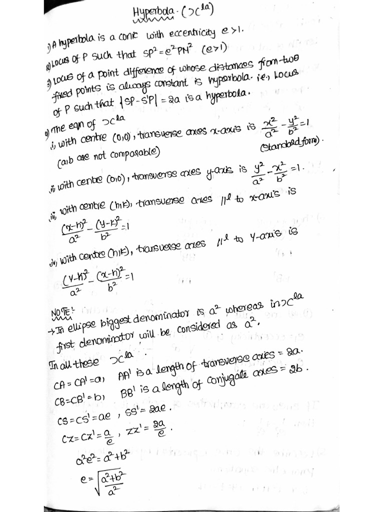 2D4 Hyperbola | PDF
