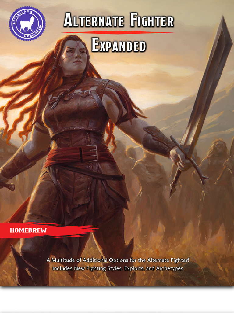 Alternate Fighter - Expanded - GM Binder | PDF