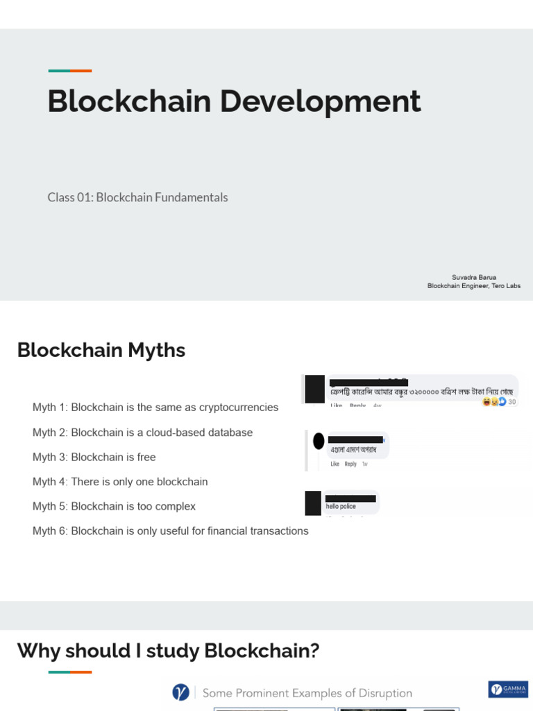 Blockchain Development - Class 01 | PDF | Applications Of Cryptography ...