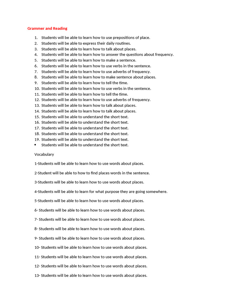 3rd Grade Cambridge Exam Acquirements (Forth Exam) | PDF | Adverb ...