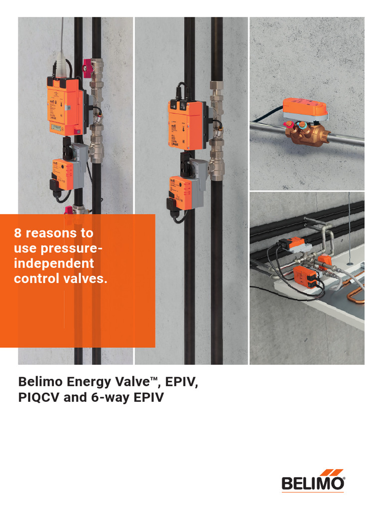 Benefits of Belimo Pressure-Independent Valves | PDF | Valve | Flow ...
