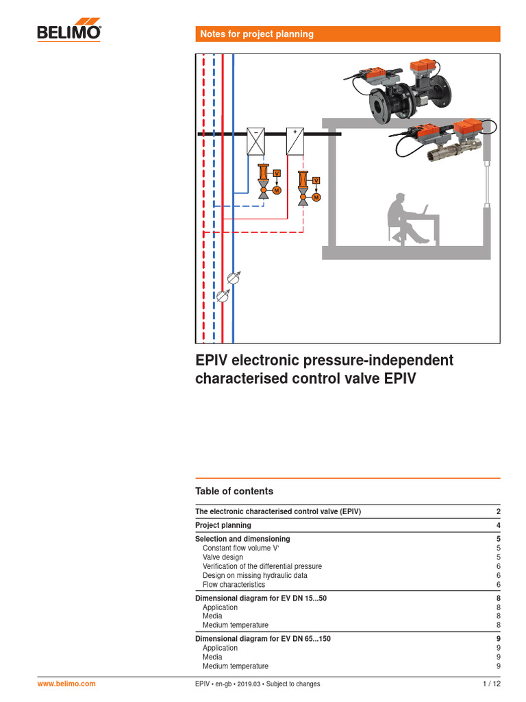 EPIV Control Valve Project Planning Guide | PDF | Valve | Flow Measurement