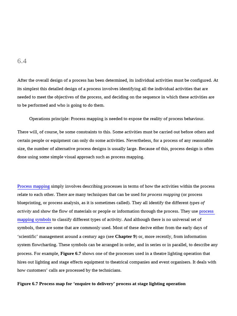 Process Design and Mapping Techniques | PDF
