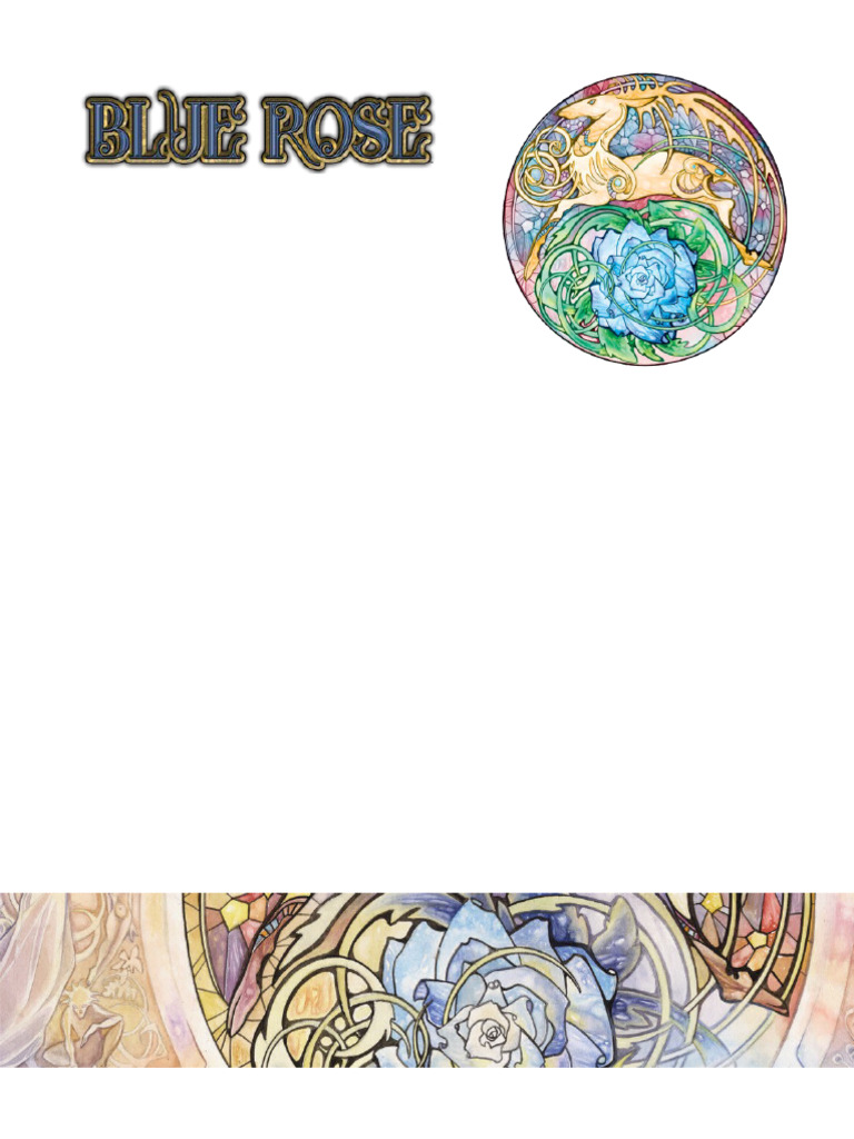 Blue Rose Notepad | PDF