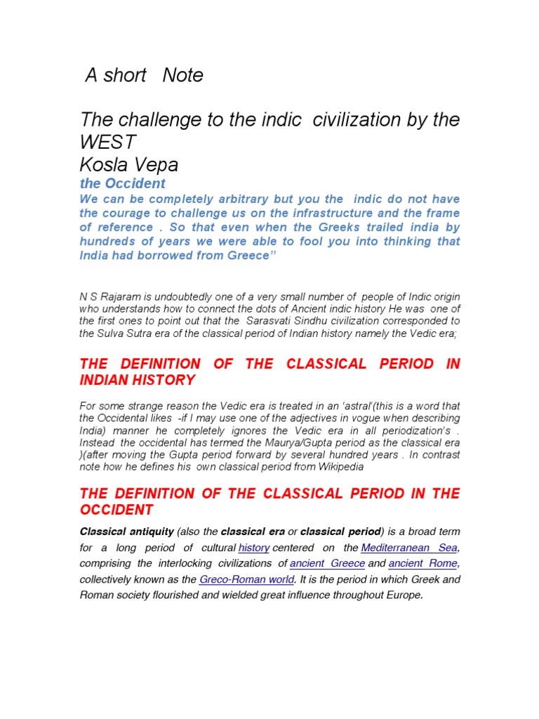 The Definition of the Classical Period Classical Antiquity Europe