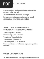MS Word Formula Reference Guide | PDF